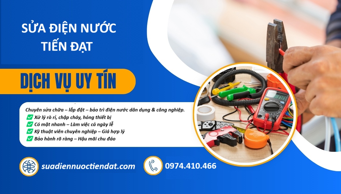 sửa điện nước tiến đạt
