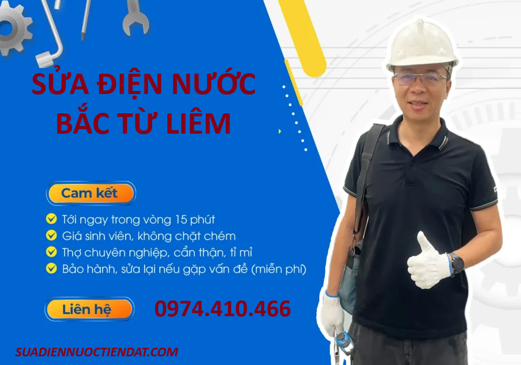 sửa điện nước quận bắc từ liêm