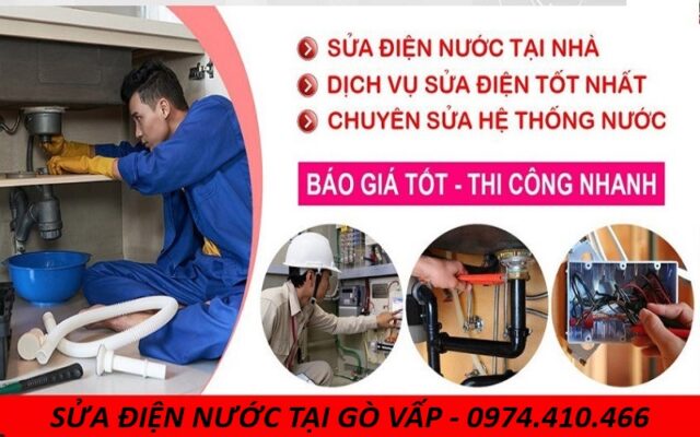 sửa điện nước gò vấp 2025