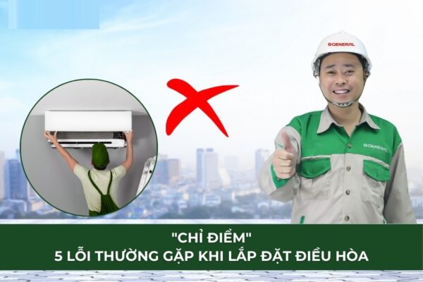 5 lỗi điều hòa thường gặp