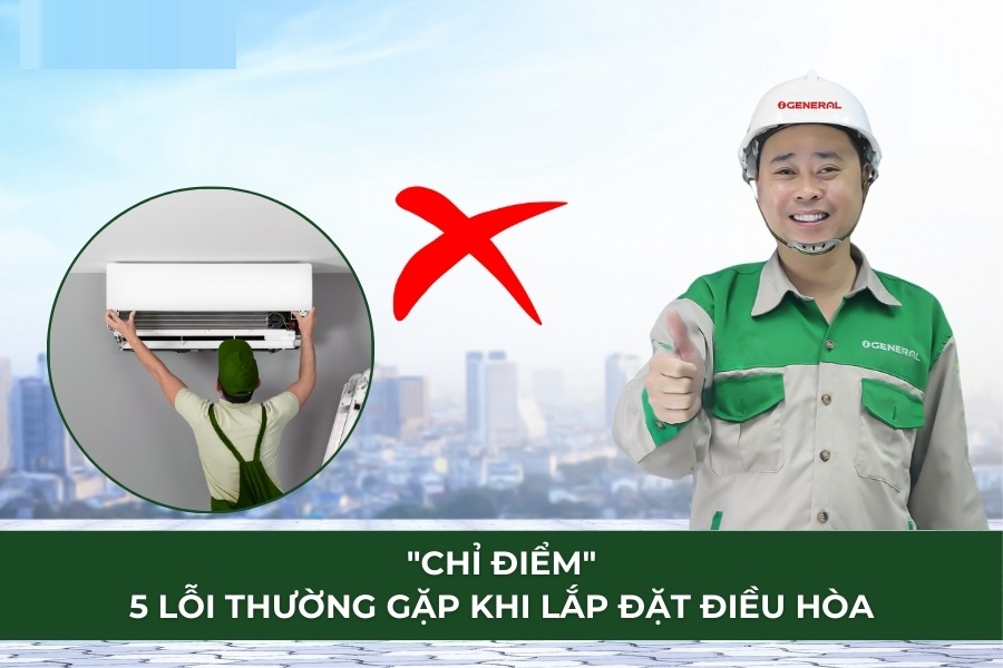 5 lỗi điều hòa thường gặp