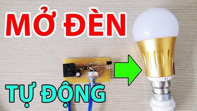 lắp cảm biến tự động tắt mở đèn