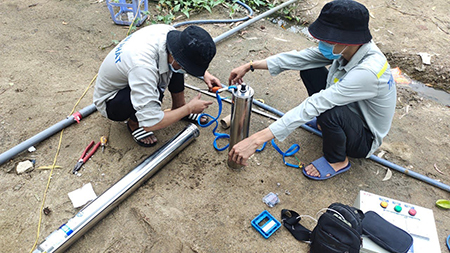 xử lý lỗi máy bơm nước lên yếu