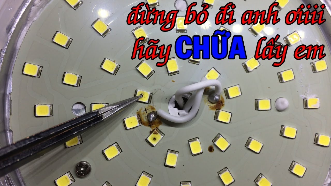 hướng dẫn sửa bóng đèn không lên điện