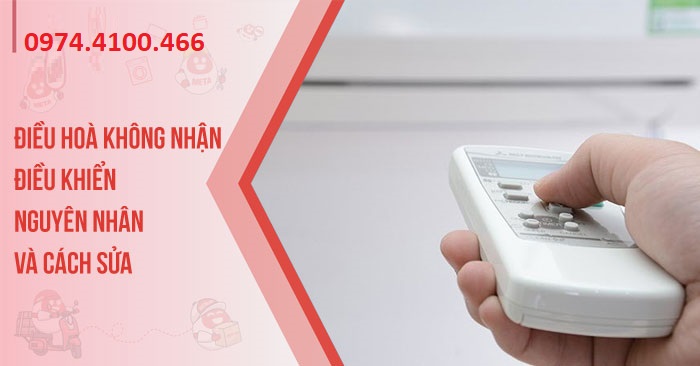 điều hòa không nhận remote