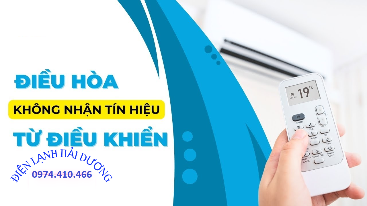 các lỗi điều hòa không nhận remote