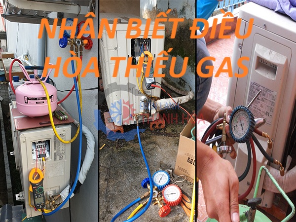 cách nhận biết điều hòa thiếu gas