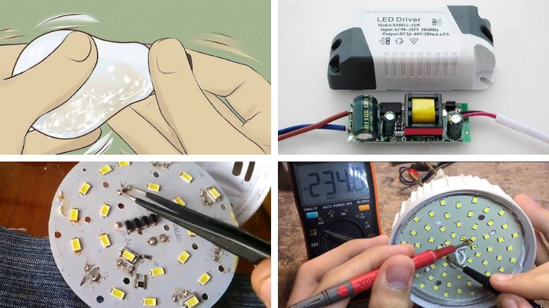 các cách sửa lỗi đèn led không sáng