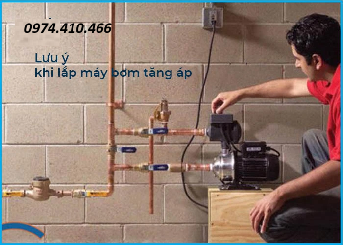 hướng dẫn lắp máy bơm nước tăng áp an toàn