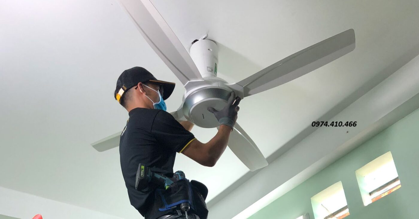 các bước đấu dây quạt trần tại nhà