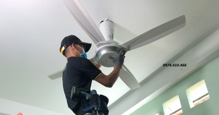 các bước đấu dây quạt trần tại nhà
