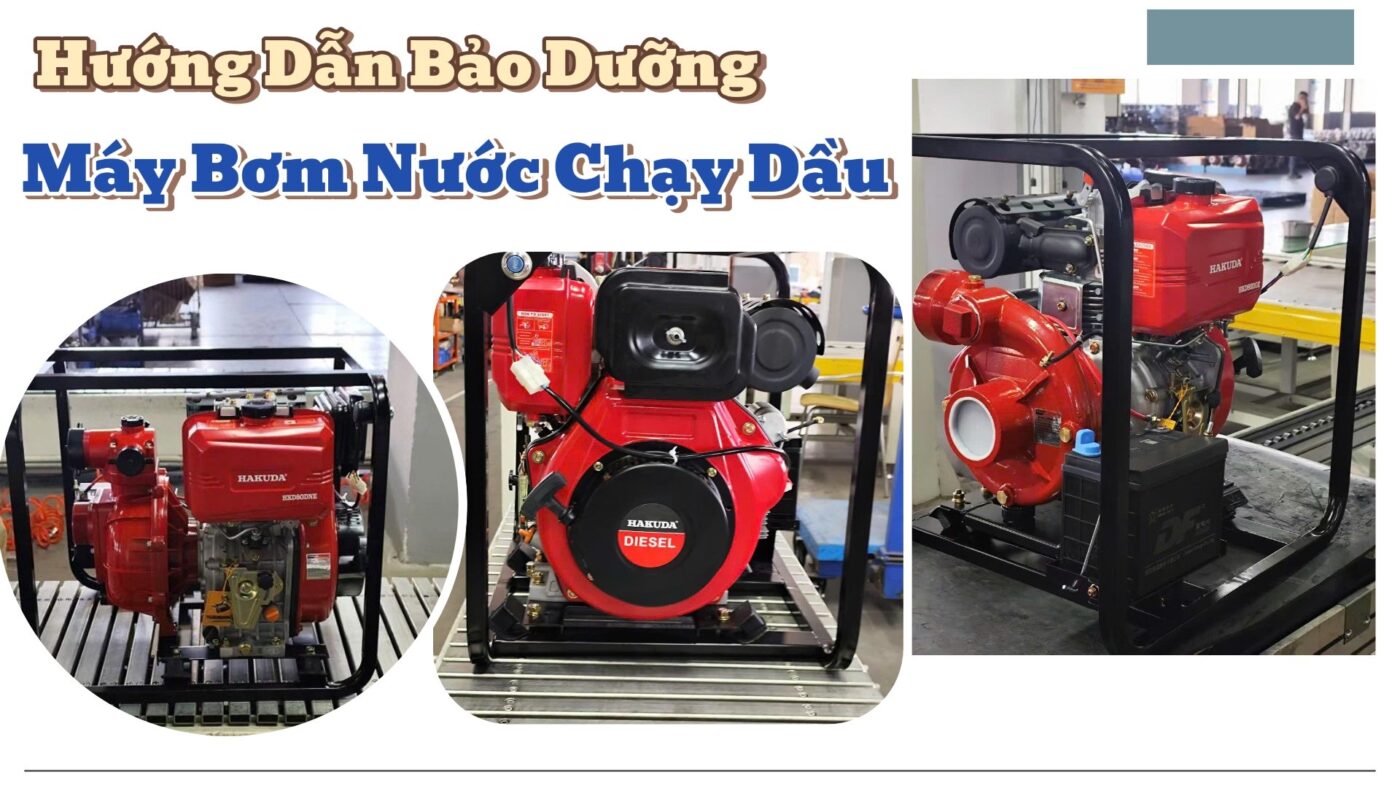 hướng dẫn bảo dưỡng máy bơm nước chạy xăng