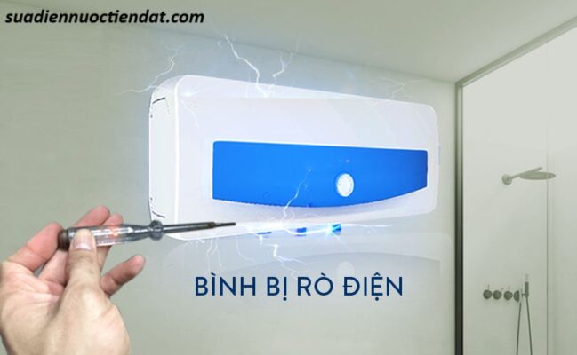 bình nóng lạnh bị rò điện
