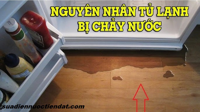 tủ lạnh rò nước