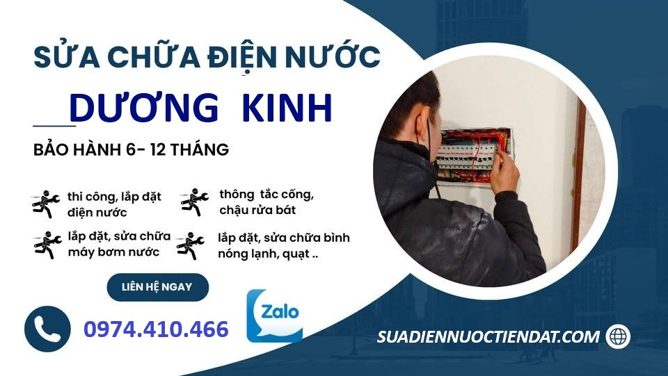 sửa điện nước dương kinh hải phòng