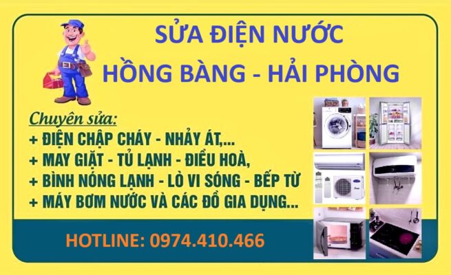 sửa điện nước hồng bàng