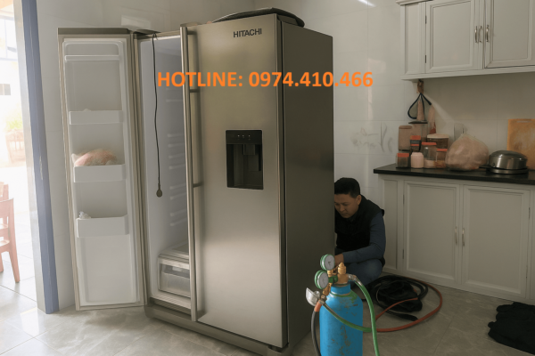 sửa tủ lạnh hitachi tại ba đình