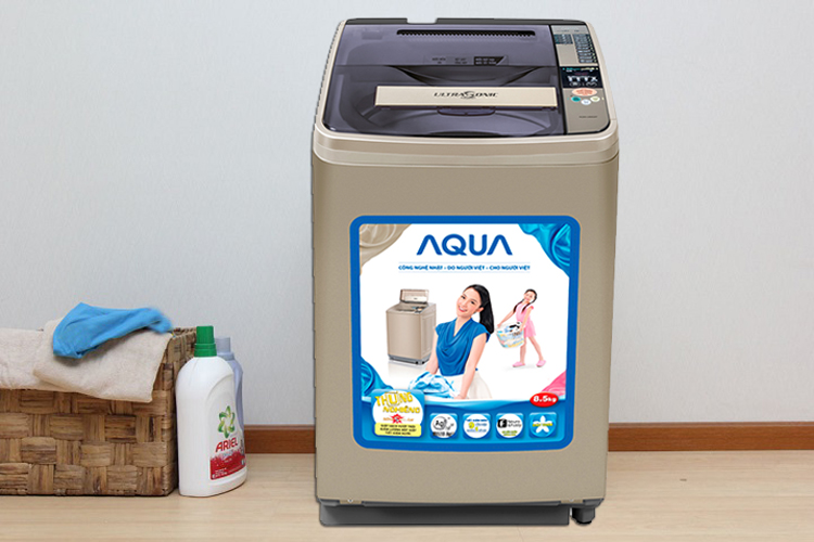Vệ sinh bơm xả máy giặt cửa trên