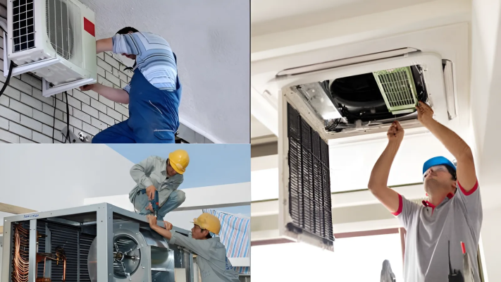 lắp dàn lạnh điều hòa